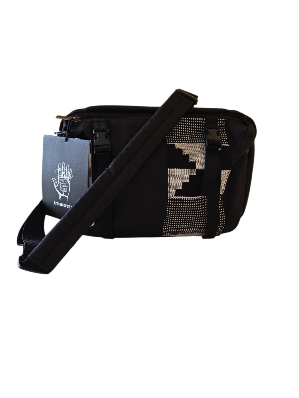 Ethnotek Kente Somanya Sling 13 Shoulder Crossbody Laptop Bag 14” x 9.5” NWT